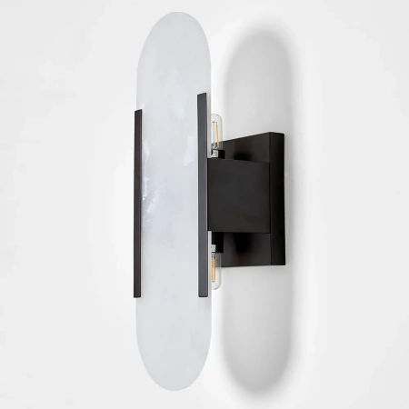 Wall light Yves Alabaster E14 BLK
